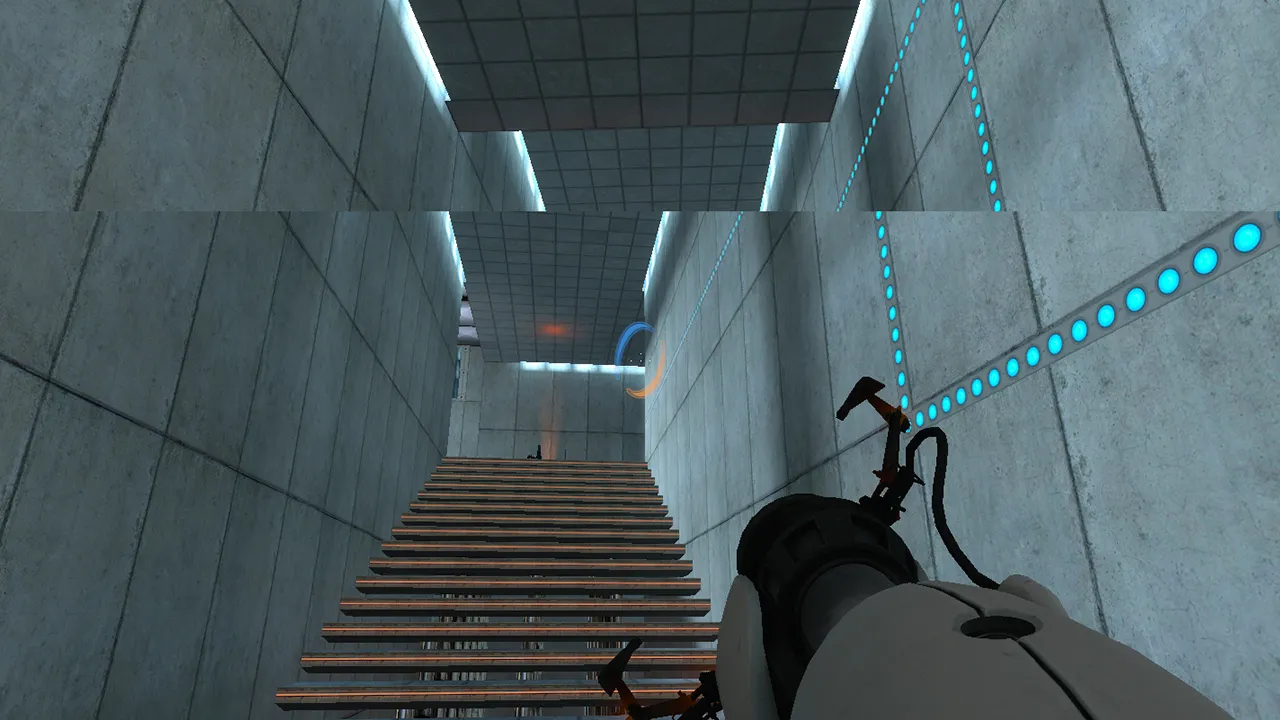 An example of heavy screen tearing