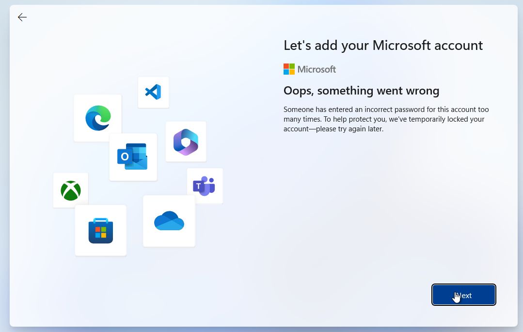 Bypass account requirement